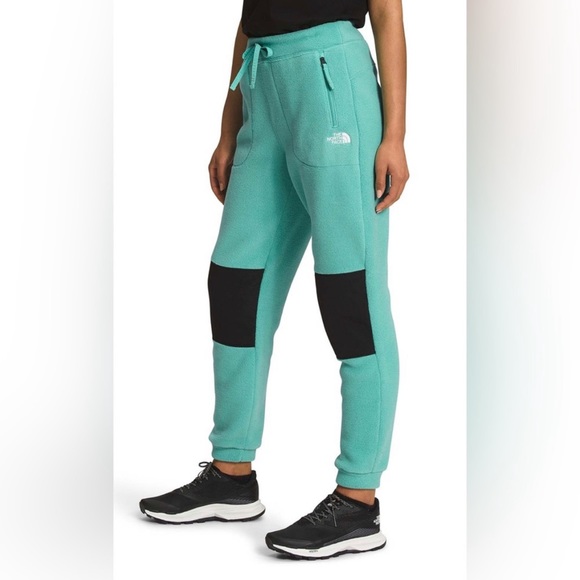NWT! The North Face Women's Alpine Polartec 200 Regular Pants Wasabi and black - Picture 2 of 8